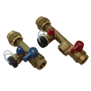 Rinnai® MIVK-T-LW Compact Isolation Valve Kit, 3/4 in FNPT End Connection