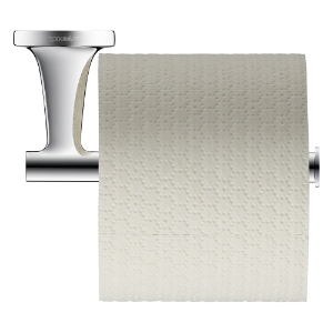 DURAVIT 0099371000 Starck T Toilet Paper Holder, 2 in H, Polished Chrome