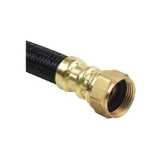 BrassCraft® Speedi Plumb® PLUS BWB20-18 Flexible Braided Water Heater Connector, 3/4 in Nominal, MNPT x FNPT End Style, 18 in L, 125 psi Working, Polymer