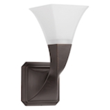 Brizo® 697030-RB Virage® Transitional Single Sconce Light, 120 VAC, Venetian Bronze Housing, 1 Lamp