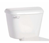 Mansfield® 173 WH Tank and Cover Only with Trip Lever and Pilot Valve, Alto™, 1.6 gpf, White