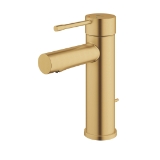 GROHE 32216GNA Essence S-Size Bathroom Faucet, Residential, 1.5 gpm, 4-3/8 in H Spout, 1 Handle, Pop-Up Drain, 1 Faucet Hole, Brushed Cool Sunrise