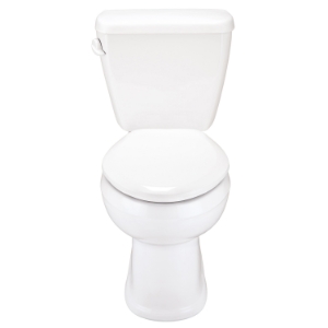 Gerber® G0021181 2-Piece Large Toilet Bowl, Hinsdale®, White, Elongated Shape, 12 in Rough-In, 17 in H Rim, 2 in Trapway