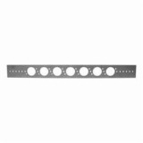 Sioux Chief 521-318 Stub Out Bracket, 1.334 in Hole, 25 lb, Steel, Galvanized