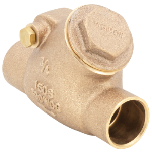 LEGEND® 105-404 S-453 Y-Pattern Swing Check Valve, 3/4 in Nominal, C End Style, Bronze Body