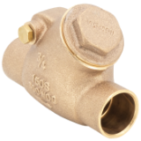 LEGEND® 105-404 S-453 Y-Pattern Swing Check Valve, 3/4 in Nominal, C End Style, Bronze Body
