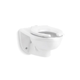 Kohler® 84325-0 Kingston™ Ultra Top Spud Flushometer Bowl, White, Elongated Shape, 15 in H Rim, 2-1/8 in Trapway