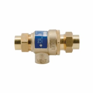 WATTS® 0063192 BBFP Dual Check Valve, 3/4 in, Female Union, Forged Brass Body