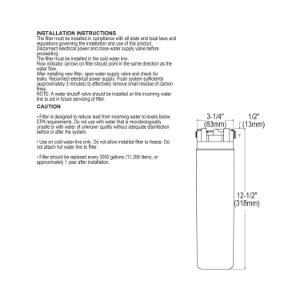 Elkay® 51300C_12PK Odor Filter Kit Replacement Filter