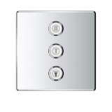 GROHE 29127000 Triple Volume Control Trim, 17.2 gpm Shower, StarLight® Polished Chrome