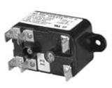 Global 90-370 Heavy Duty Enclosed Fan Relay, 125 mA, SPDT Contact, 120 VAC Coil