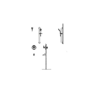 DELTA® T13H252 Monitor® 13 Universal Tub and Shower Trim, 1.5 gpm Flow Rate, Chrome