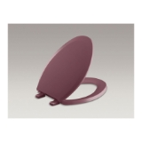 Kohler® 4652-53 Lustra™ Toilet Seat, Elongated Bowl, Closed Front, Polypropylene, Raspberry Puree, Quick Release Hinge
