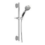 DELTA® 51549 ActivTouch® Hand Shower, 3-11/16 in Dia 9 Shower Head, 2 gpm Flow Rate, 82 in L Hose, 1/2 in Connection, Chrome