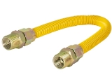 EASTMAN® 30YE505036 30 Series Corrugated Gas Connector, 1/2 in Nominal, MIP x MIP End Style, 125000 Btu/hr Natural Gas Flow Rate, 36 in L, Stainless Steel