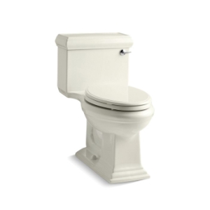 Memoirs® Classic Comfort Height® 1-Piece Toilet, Elongated Front Bowl, 16-1/4 in H Rim, 1.28 gpf, Biscuit
