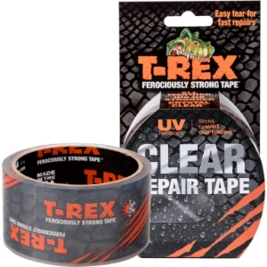 Shurtape® 104830 T-Rex® Clear Repair Tape with All-Weather Crystal Clear Construction 2in x  9yd