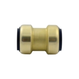 EPC TECTITE™ 10155456 200 Push Coupling with Stop, 1 in Nominal, C x C End Style, Brass