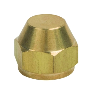 BrassCraft® 40-6X 40 Series Cap, 3/8 in Nominal, Flare, Brass