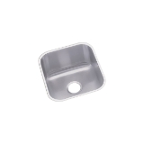 Elkay® DXUH1618 Dayton® Bar Sink, Radiant Satin, Round Shape, 14 in L x 15-3/4 in W Bowl x 8 in D Bowl, 16-1/2 in L x 18-1/4 in W x 8 in H, Undermounting, Stainless Steel