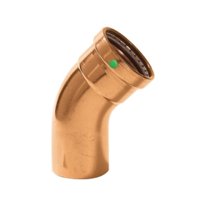 ProPress® 20668 45 deg Street Elbow, 2-1/2 in Nominal, Fitting x Press End Style, Copper
