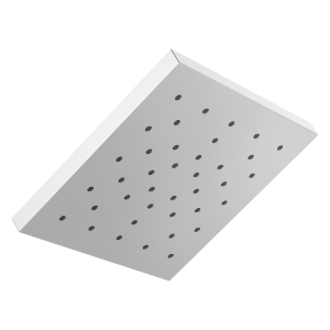 DELTA® 52161-PR25 Universal Showerhead with H2Okinetic® Technology and Touch-Clean® Technology, 2.5 gpm Max Flow, 1 Spray, 12 in L x 12 in W x 2-5/8 in H Head, Lumicoat® Chrome
