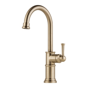 Brizo® 61025LF-GL Bar Faucet, Artesso®, Luxe Gold, 1 Handle, 1.8 gpm