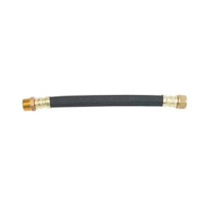 BrassCraft® Speedi Plumb® PLUS BWB20-18 Flexible Braided Water Heater Connector, 3/4 in Nominal, MNPT x FNPT End Style, 18 in L, 125 psi Working, Polymer