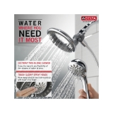 Brizo® 58065-CZ In2ition® 2-in-1 Hand Shower, 6 in Dia 4 Shower Head, 2 gpm Flow Rate, 69 in L Hose, 1/2 in Connection, Champagne Bronze