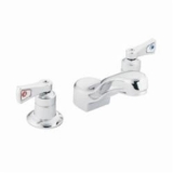 Moen® 8220 Centerset Lavatory Faucet, M-DURA™, 2.2 gpm Flow Rate, 2-7/8 in H Spout, 8 in Center, Chrome, 2 Handles