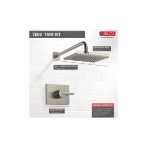 DELTA® T14253-SS Monitor® 14 Shower Trim, 2.5 gpm Shower, Stainless