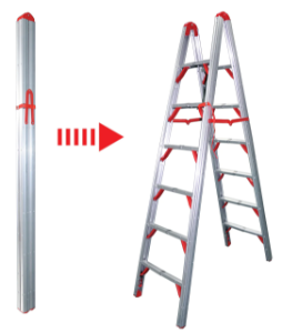Telesteps® 7 Foot Folding Double-Sided STIK Ladder