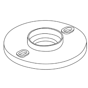 Kohler® 1093318 Replacement Wax Ring Plate Assembly