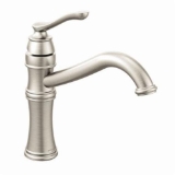 Moen® 7240SRS Kitchen Faucet, Belfield™, 1.5 gpm Flow Rate, 8 in Center, Fixed Spout, Spot Resist™ Stainless, 1 Handle