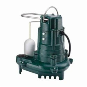 Zoeller® 137-0002 Flow-Mate 130 Single Seal Submersible Pump, 93 gpm Flow Rate, 1-1/2 in NPT Outlet, 1 ph, 1/2 hp, Cast Iron