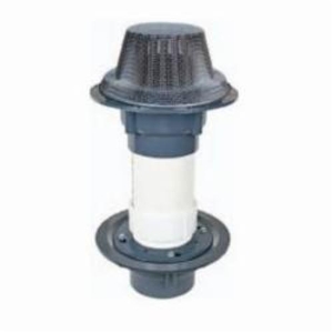 866 Adjustable Planter Area Drain, 4 in Outlet, Hub Connection, PVC Drain, Domestic redirect to product page