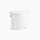 Kohler® 32808-0 2-Piece Toilet Tank, Kelston®, 1.28 gpf, Left Hand Trip Lever Flush, White