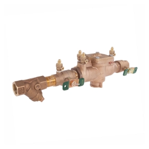 WATTS® 0063021 009 Reduced Pressure Zone Assembly, 1 in Nominal, NPT End Style, Quarter-Turn Ball Valve, Bronze Body