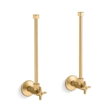 Kohler® 7606-P-2MB Angle Supply, 1/2 in Nominal, NPT End Style, Vibrant® Brushed Moderne Brass