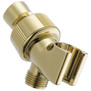DELTA® U3401-PB-PK Adjustable Hand Shower Arm Mount, Wall Mount, Polished Brass