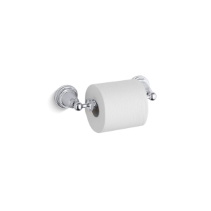 Kohler® 13114-CP Toilet Tissue Holder, Pinstripe®, 2-1/4 in H, Metal, Polished Chrome