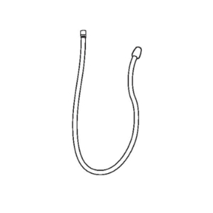 Moen® A780 Shower Hose, 80 in L, Metal, Chrome