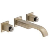 Brizo® 65880LF-BNLHP Vessel Lavatory Faucet, 8-3/8 in Reach H Spout, 8 in Center, Brushed Nickel, Commercial