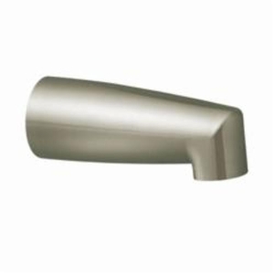 Moen® 3829BN Non-Diverter Tub Spout, Chateau®, 7 in L, 1/2 in C Connection, Metal, Brushed Nickel