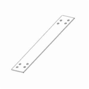 GFM 916 12 8 Hole Stud Protector Plate, 12 in H x 1-1/2 in W, 7/32 in Hole, Steel