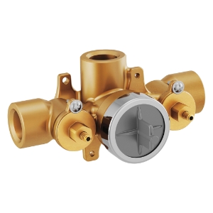 Brizo® R35000-WS Sensori® Thermostatic Shower Rough with Stops, Forged Brass Body