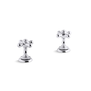Kohler® T98071-3-CP Artifacts® Deck Mount Cross Handle Trim, Polished Chrome