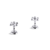Kohler® T98071-3-CP Artifacts® Deck Mount Cross Handle Trim, Polished Chrome