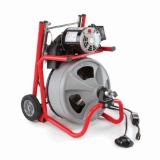 RIDGID® 27008 K-400 Drum Drain Cleaning Machine Kit, 1-1/2 to 3 in Drain Line, 1/3 hp, 115 VAC