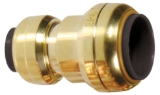 EPC TECTITE™ 10155458 201R Push Reducer Coupling, 3/4 x 1/2 in Nominal, C x C End Style, Brass